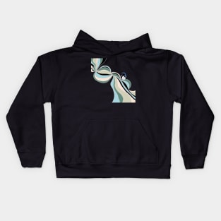 Wavy Warbler Kids Hoodie